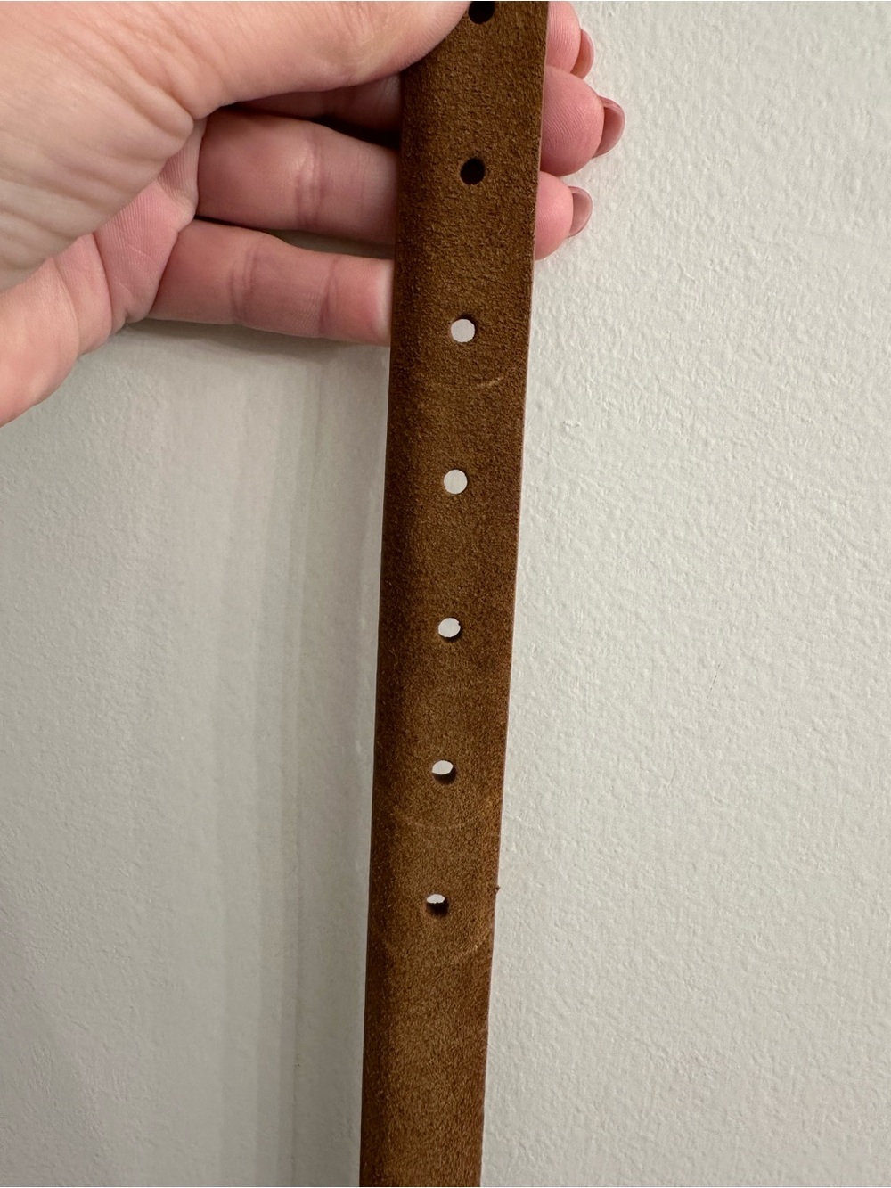 Madewell Triple Keeper Suede Belt SZ XL - Picture 3 of 5